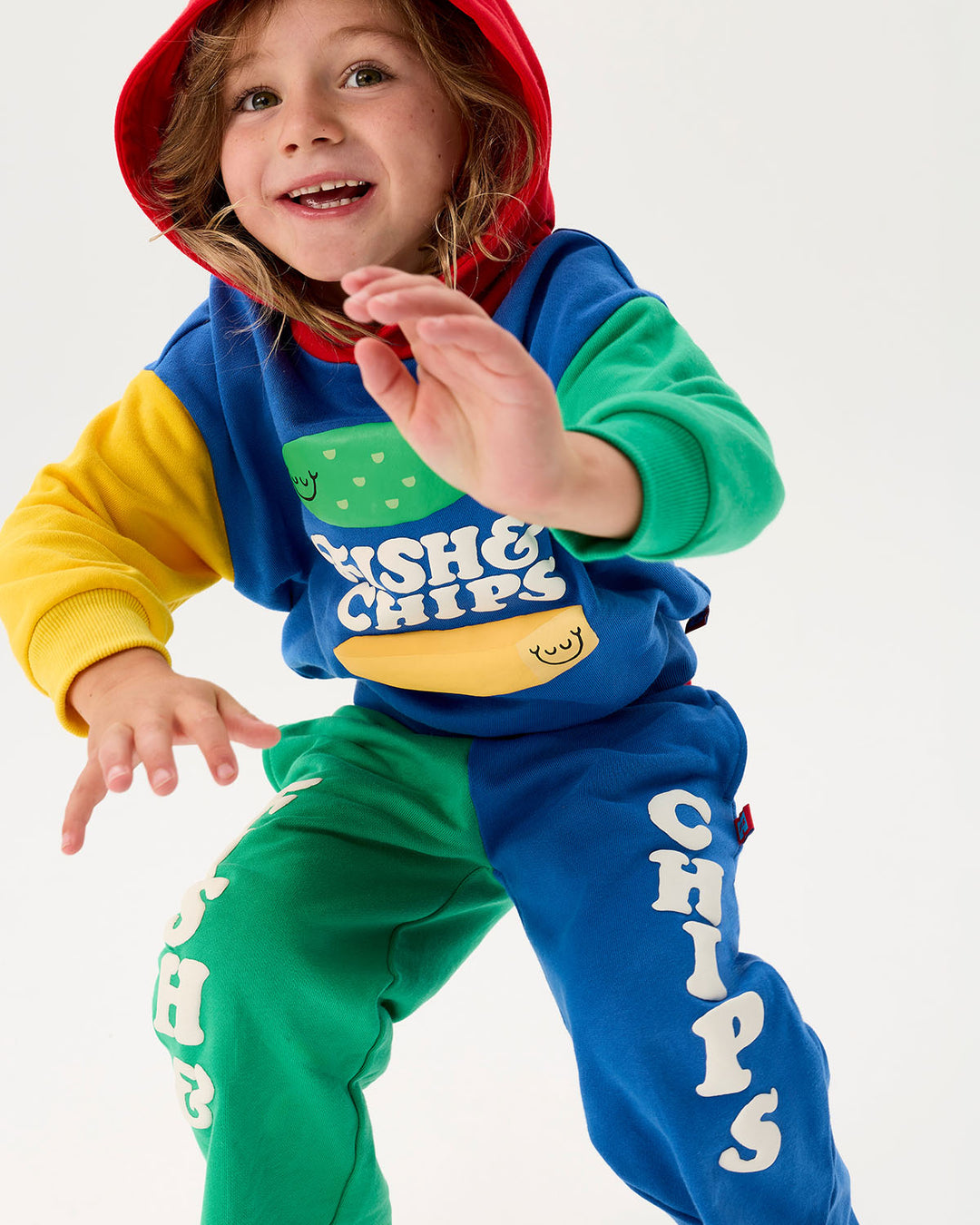 Fish &amp; Chips Baggy Trackies