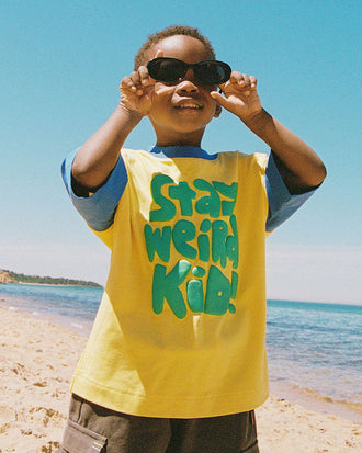 Stay Weird Kid Splicy Tee