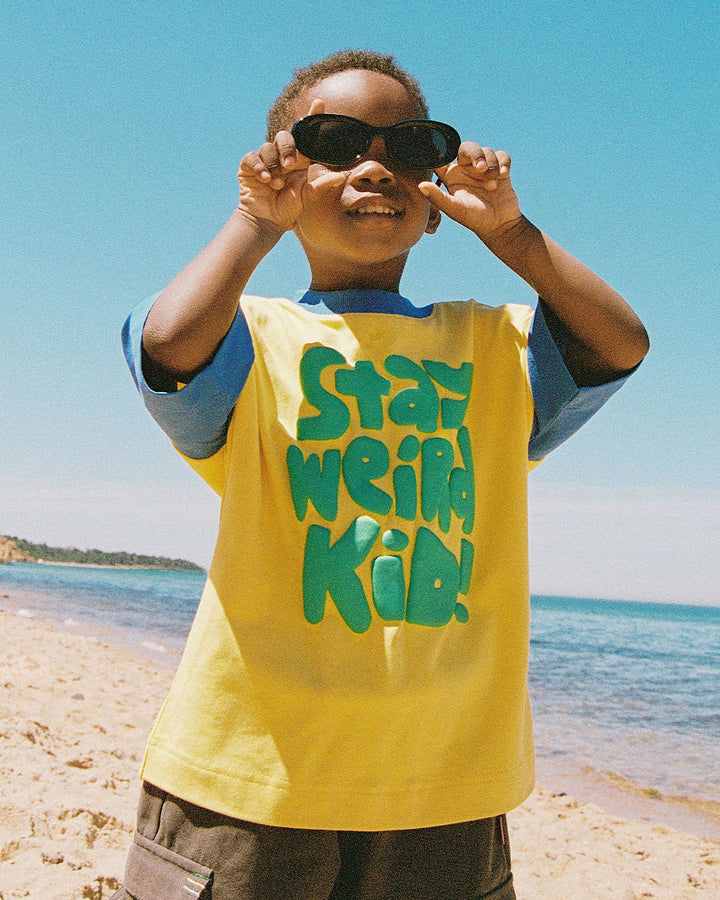 Stay Weird Kid Splicy Tee