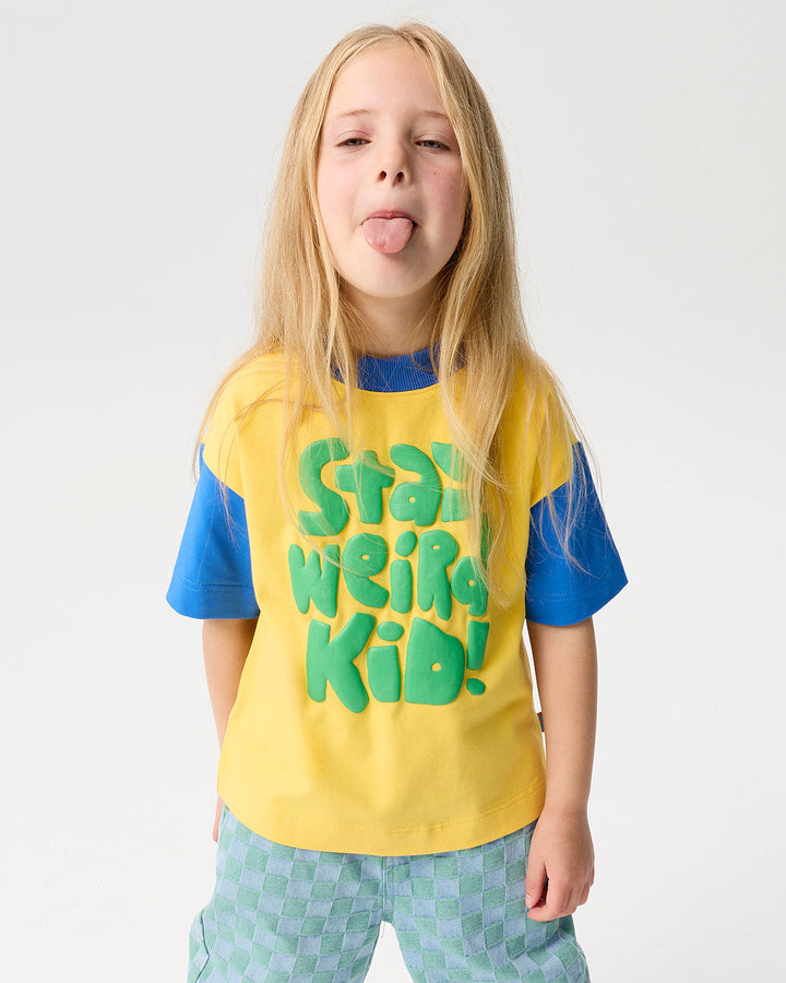 Stay Weird Kid Splicy Tee