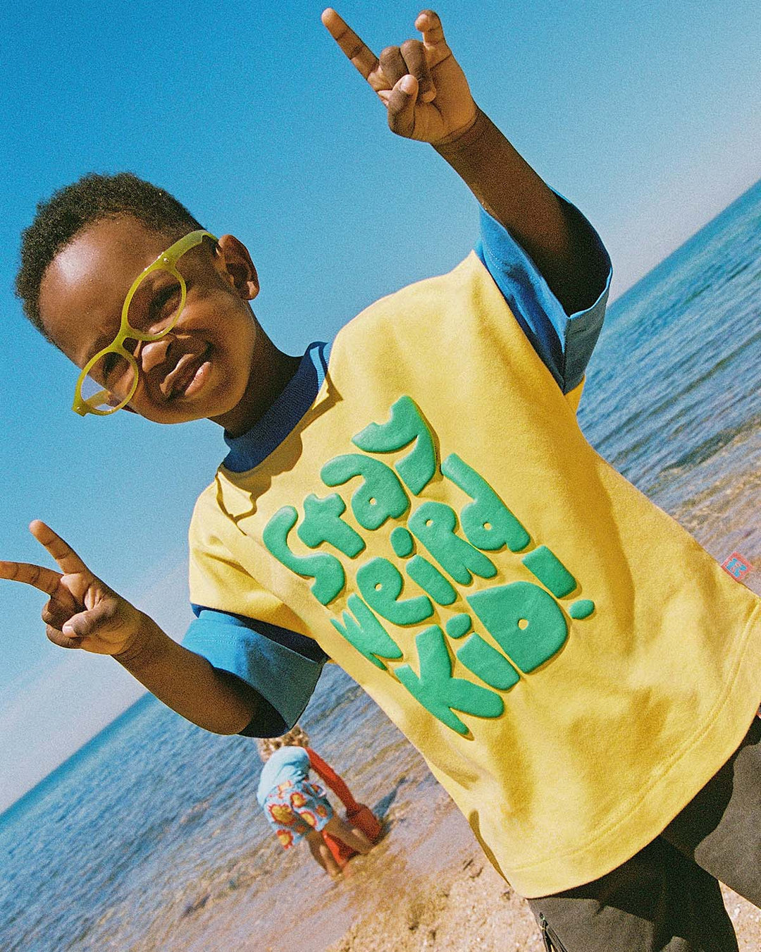 Stay Weird Kid Splicy Tee