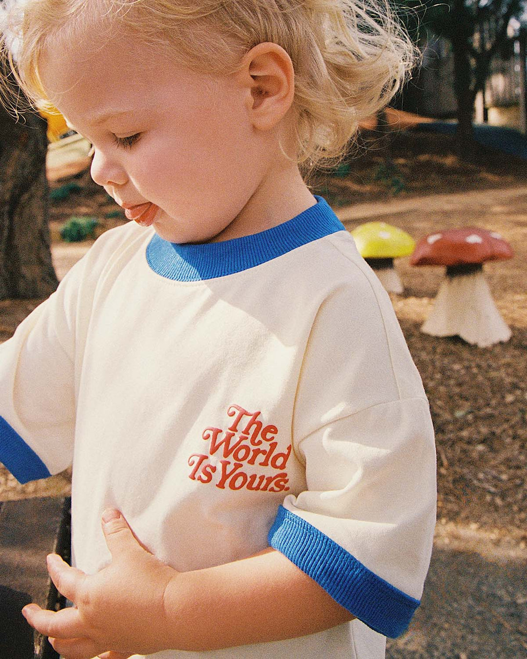 World Is Yours Ringer Tee