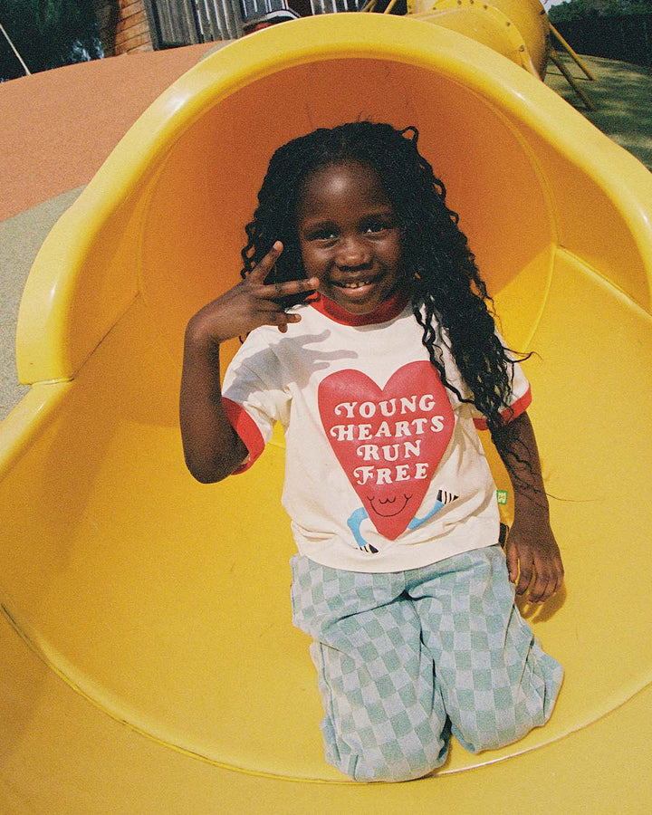Young Hearts Ringer Tee