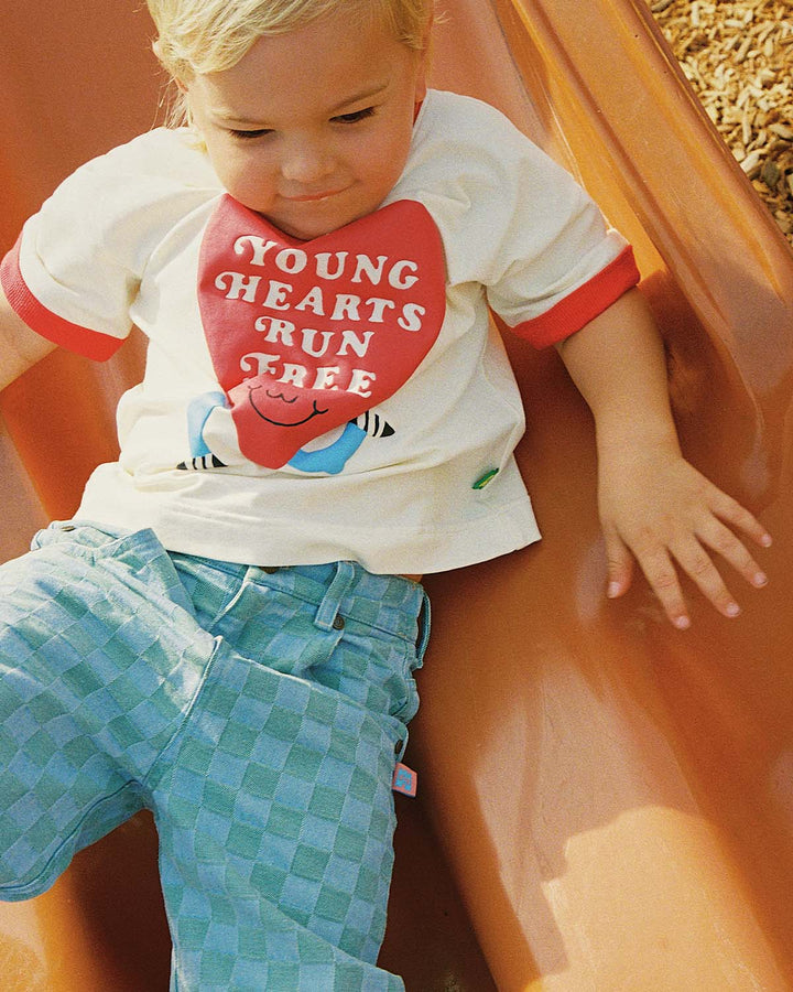 Young Hearts Ringer Tee