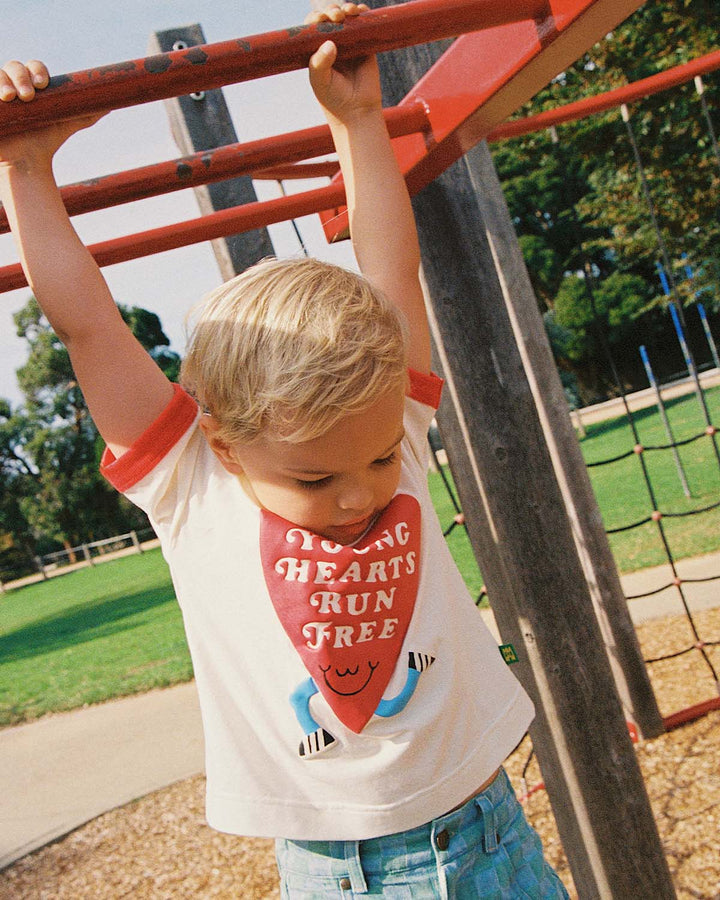 Young Hearts Ringer Tee