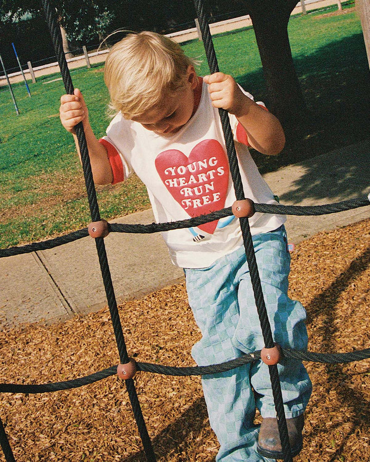 Young Hearts Ringer Tee