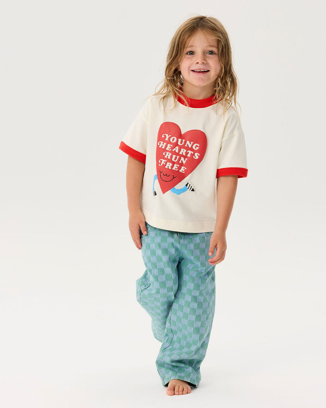Young Hearts Ringer Tee