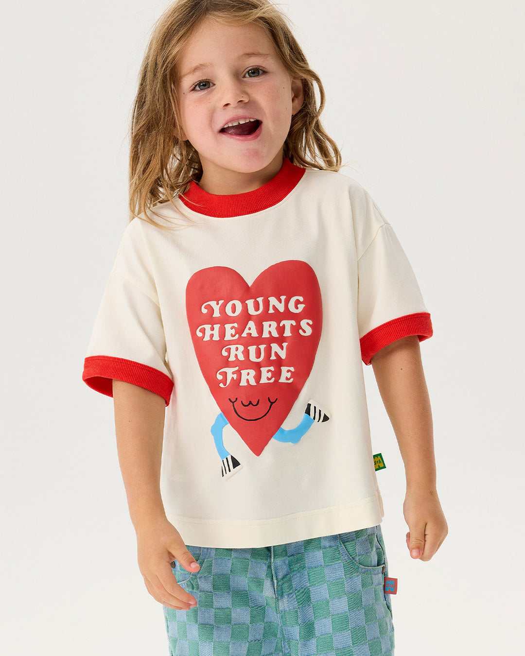 Young Hearts Ringer Tee