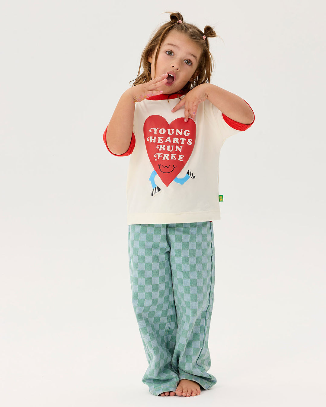 Young Hearts Ringer Tee