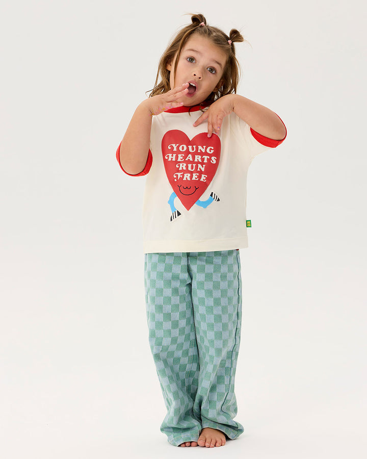 Young Hearts Ringer Tee