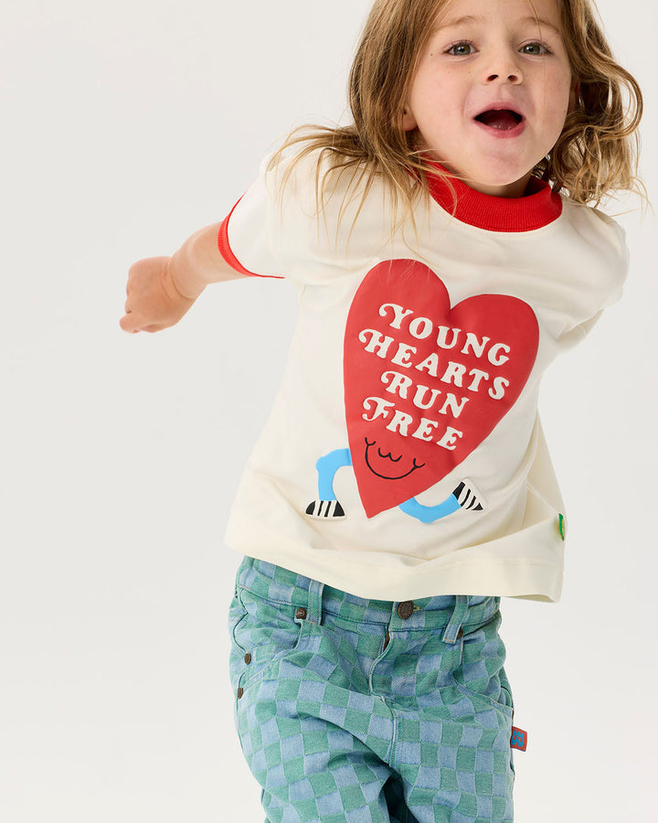 Young Hearts Ringer Tee