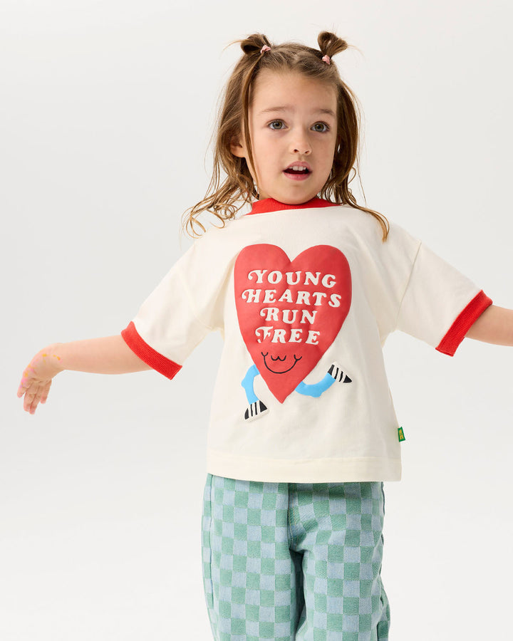 Young Hearts Ringer Tee