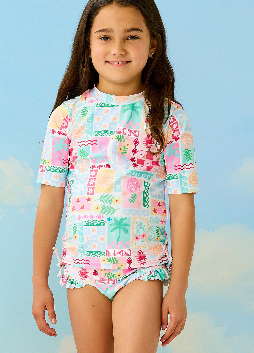 Capri Ruched Rash Set