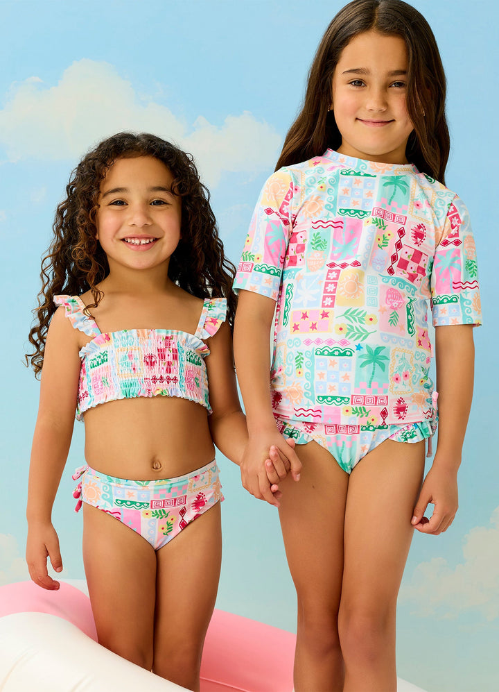 Capri Ruched Rash Set