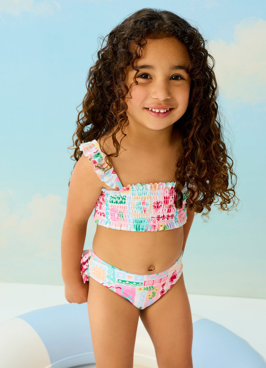 Capri Shirred Bikini