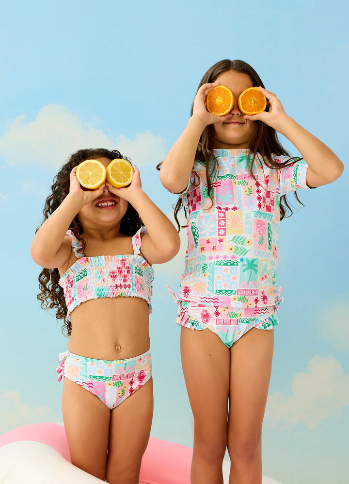 Capri Shirred Bikini