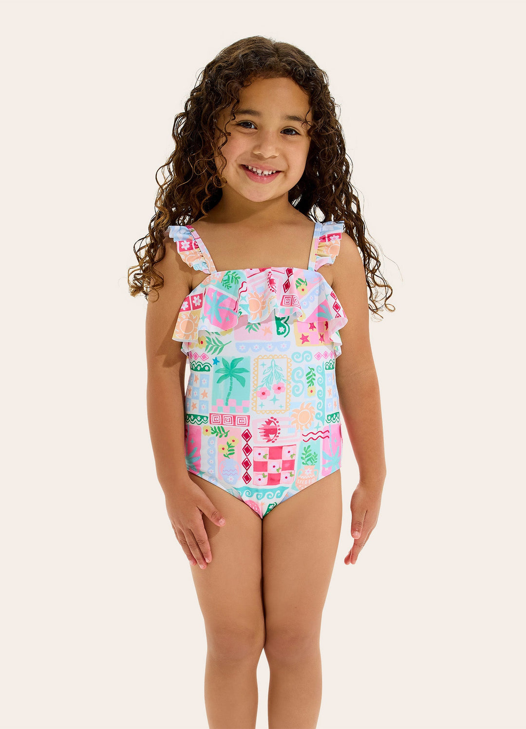 Capri Frill One Piece