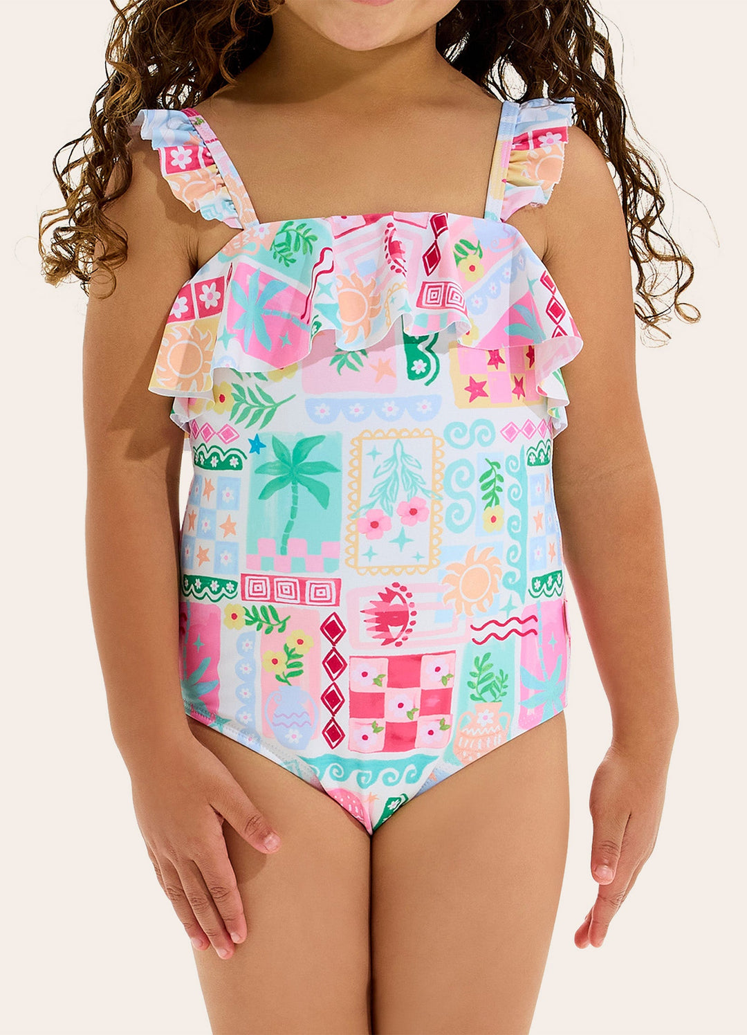 Capri Frill One Piece