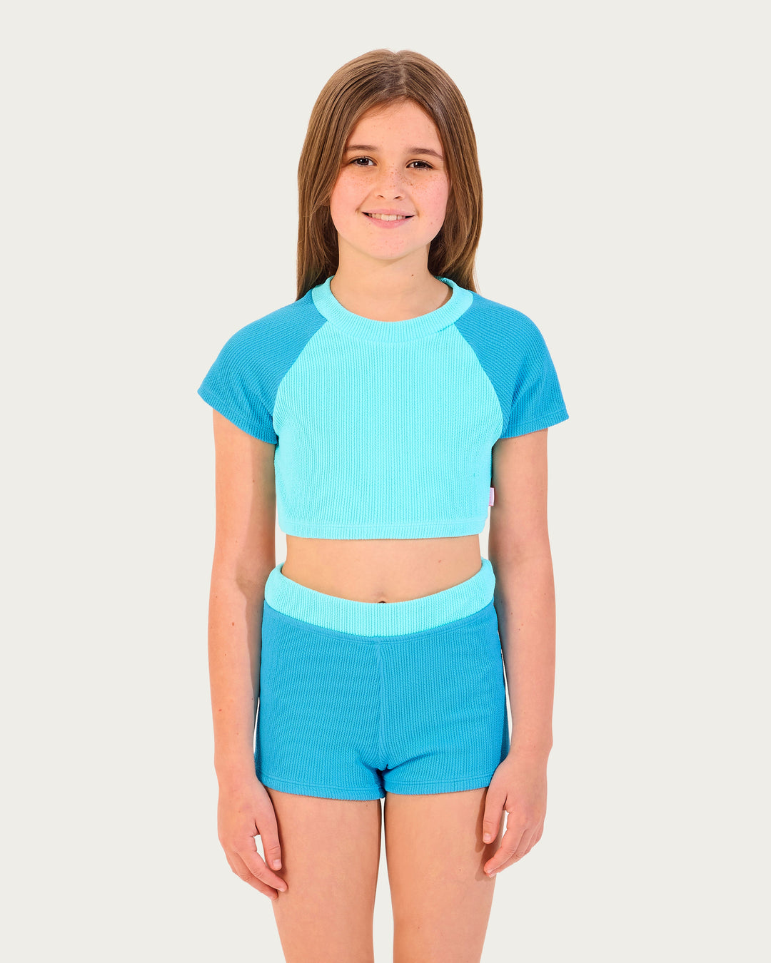 Texture Short Sleeve Surf Set