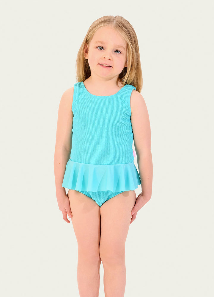 Texture Frill One Piece
