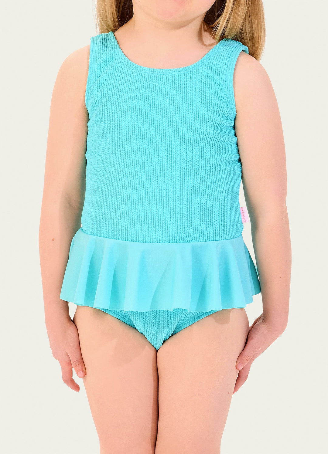 Texture Frill One Piece