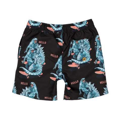 HELLO DINO BOARD SHORTS