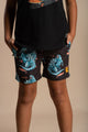 HELLO DINO BOARD SHORTS