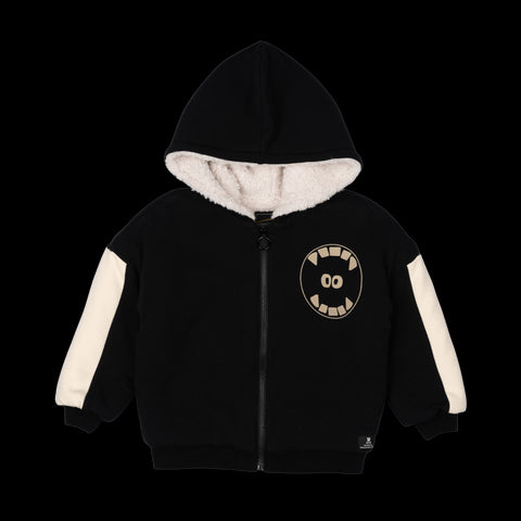 MONSTER MOUTH SHERPA LINED HOODIE