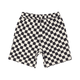 BLACK CHECKER SHORTS