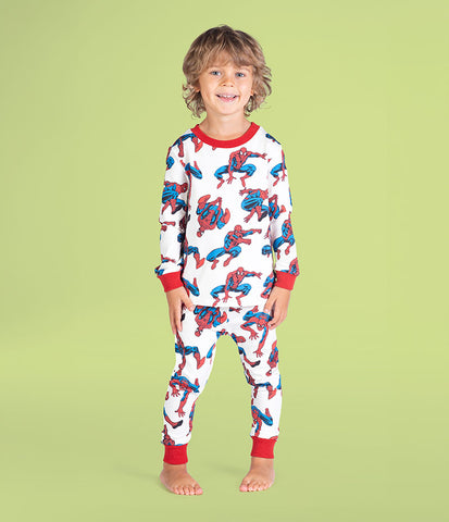 SPIDERMAN WEB HEAD PJ SET