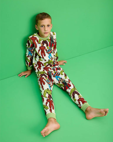 AVENGERS ASSEMBLE LS SLEEVE PJ SET