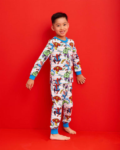 BATTLE SQUAD MARVEL LONG SLEEVE PJ SET