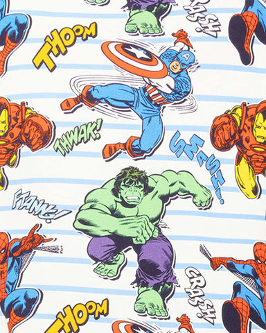 BATTLE SQUAD MARVEL LONG SLEEVE PJ SET