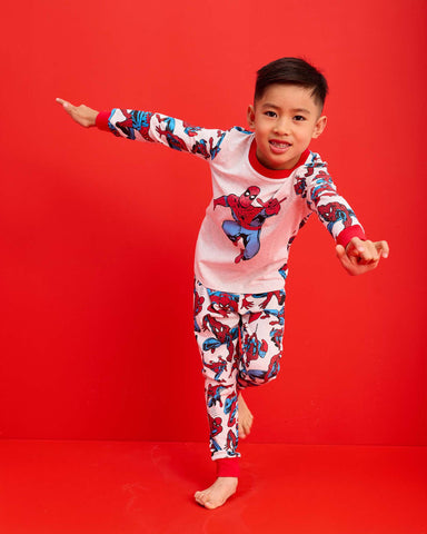SPIDER-MAN BATTLE LONG SLEEVE PJ SET