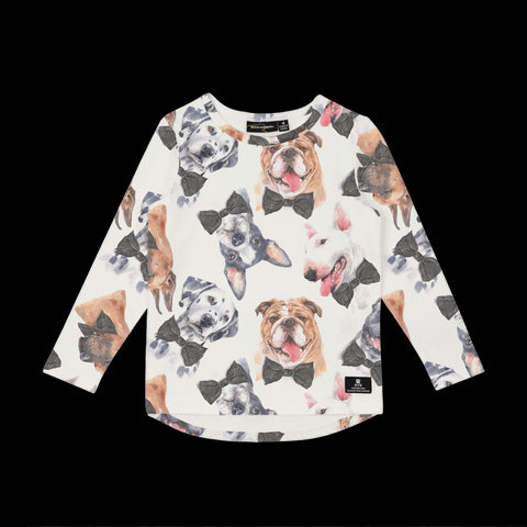 BLACK TIE PUPS T-SHIRT