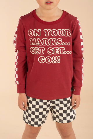 ON YOUR MARKS T-SHIRT