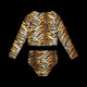 TIGER SKIN RASHIE SET