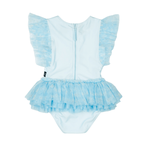 SWAN TULLE ONE-PIECE