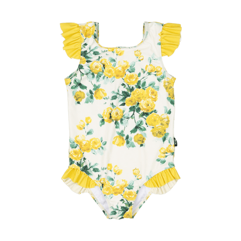 YELLOW ROSES ONE PIECE