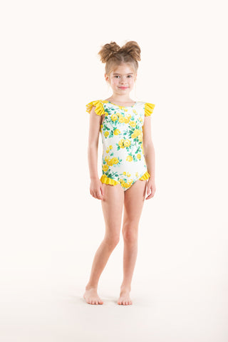 YELLOW ROSES ONE PIECE