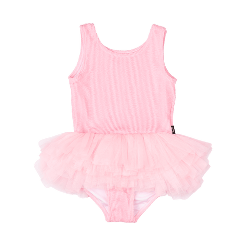 BLUSH CRINKLE TULLE ONE PEICE