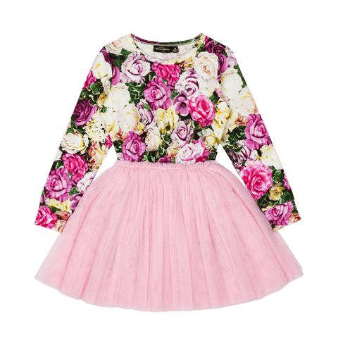 FLOWER WALL CIRCUS DRESS