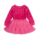 A BARBIE SEQUIN CIRCUS DRESS by Rock your Baby Online with long sleeves.
