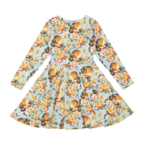 PUPPY LOVE WAISTED DRESS