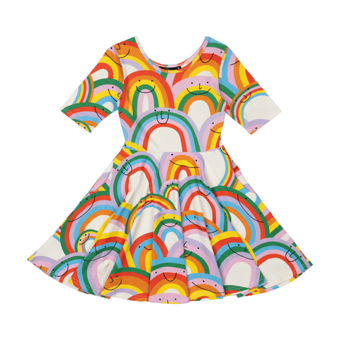 HAPPY RAINBOWS MABEL DRESS