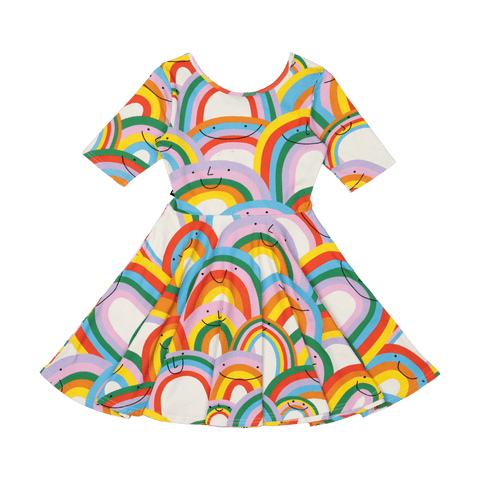 HAPPY RAINBOWS MABEL DRESS