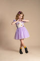 LILAC FLORALS CIRCUS DRESS