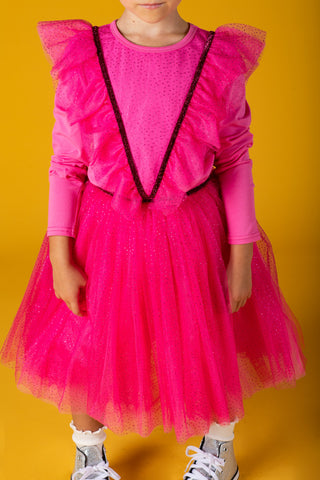 HOT PINK ANGEL DRESS