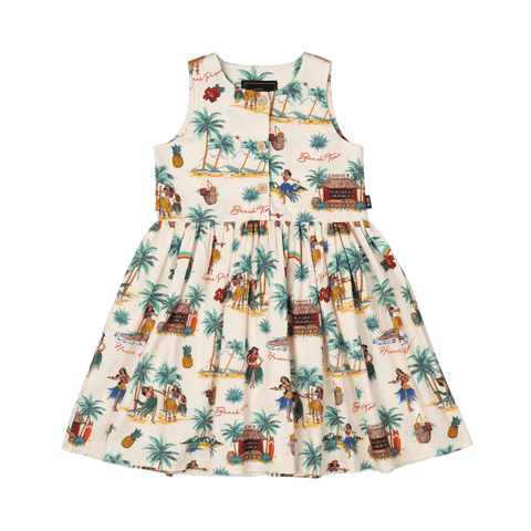 ALOHA POPOVER DRESS