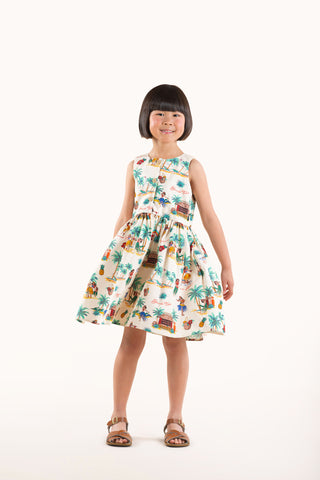 ALOHA POPOVER DRESS